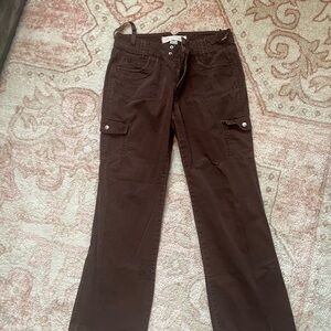 Jane Doe Brown Cotton Pants